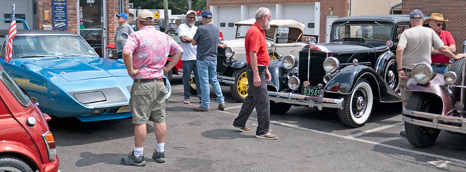 Restored Relics antique car club in Paramus (Bergen County) New Jersey
