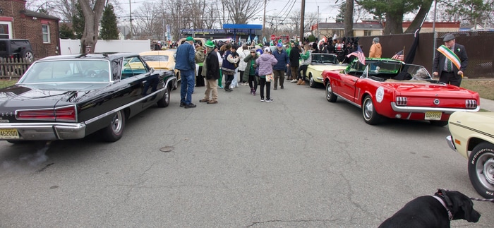 people at St. Patrick’s Day Parade