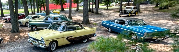 cars at the meeting